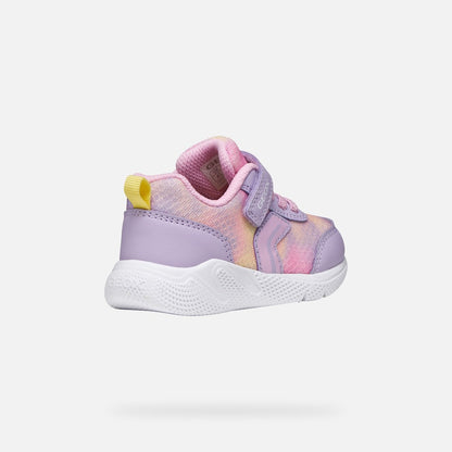 Geox Baby Sprintye Girls Runner Lilac Multi B454TD
