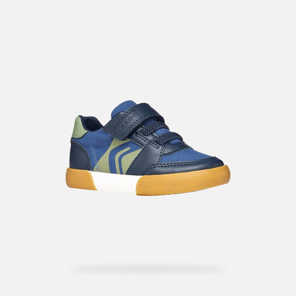 Geox Boys Shoes Gisli Navy Green B551NA