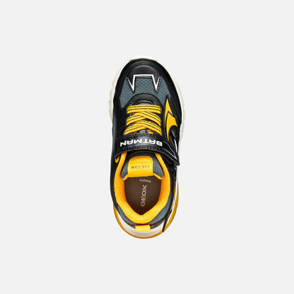Geox Batman Lights Runner Ciberdron Black Yellow J56LBC