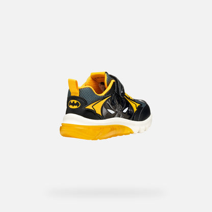 Geox Batman Lights Runner Ciberdron Black Yellow J56LBC