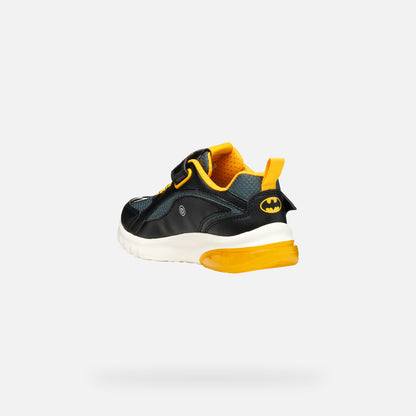 Geox Batman Lights Runner Ciberdron Black Yellow J56LBC