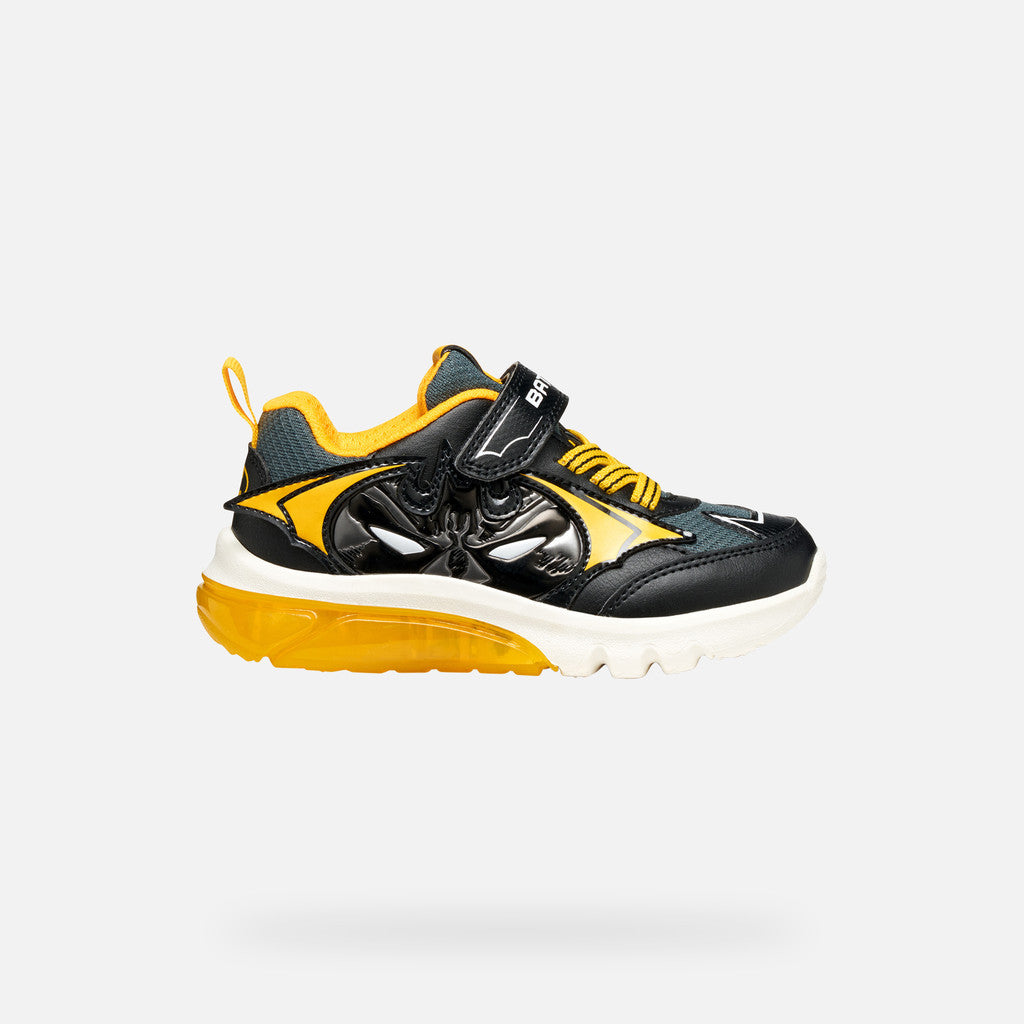Geox Batman Lights Runner Ciberdron Black Yellow J56LBC