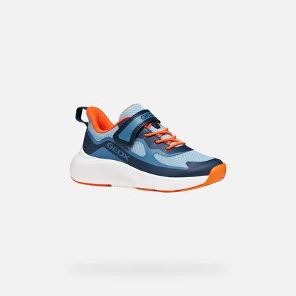 Geox Boys Runner Pro-Ran Blue Orange J65P7F