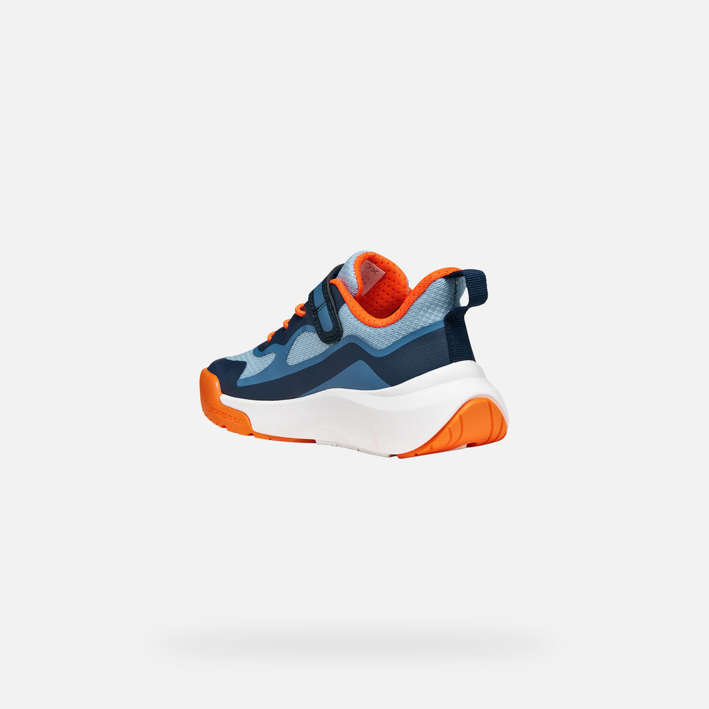 Geox Boys Runner Pro-Ran Blue Orange J65P7F