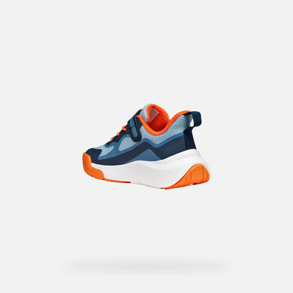 Geox Boys Runner Pro-Ran Blue Orange J65P7F