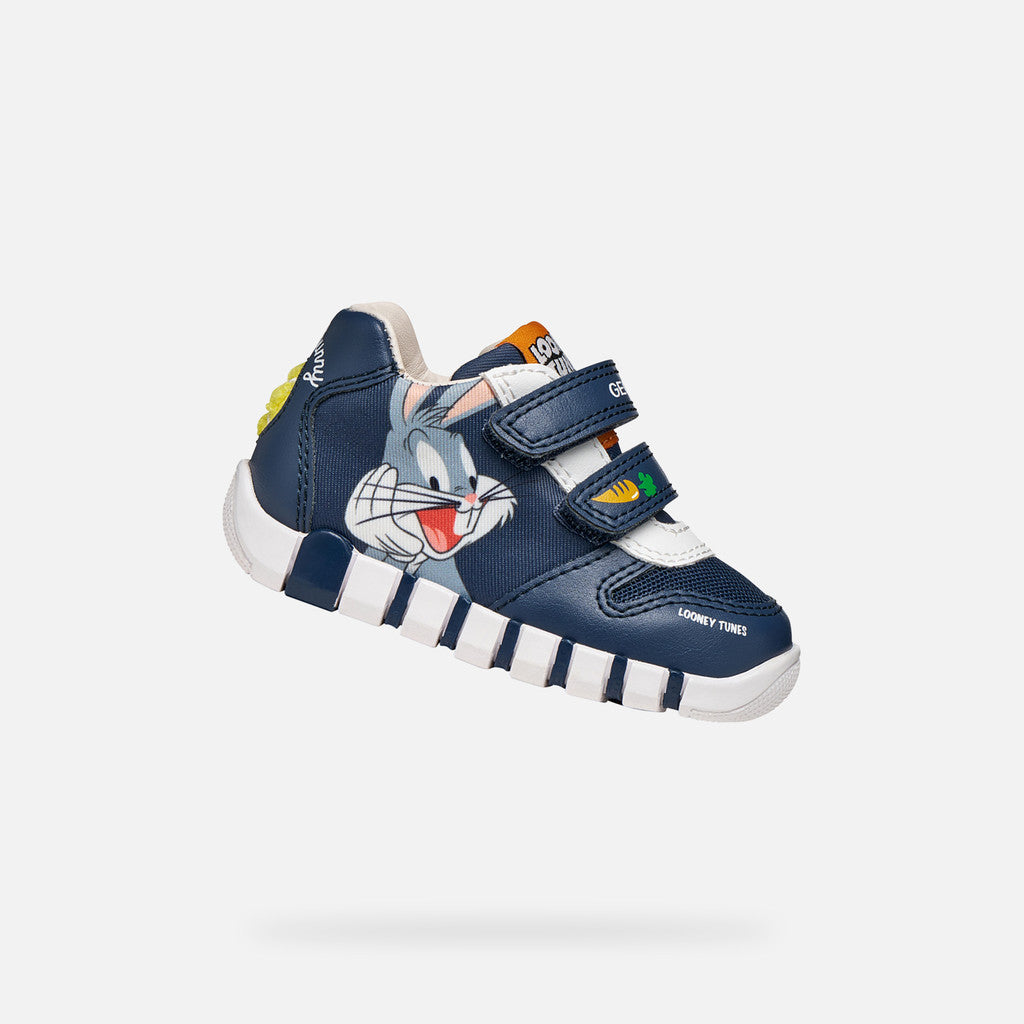 Geox Bugs Bunny Lupidoo Navy Shoes B6555B