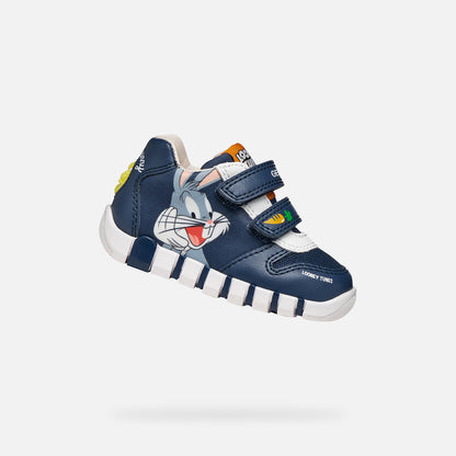 Geox Bugs Bunny Lupidoo Navy Shoes B6555B