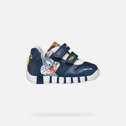 Geox Bugs Bunny Lupidoo Navy Shoes B6555B