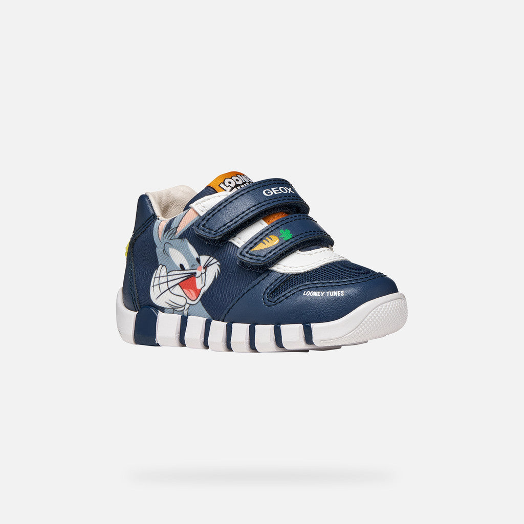 Geox Bugs Bunny Lupidoo Navy Shoes B6555B