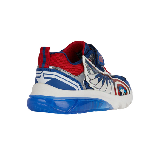Geox Avenger Captain America Lights Trainer J45LBB
