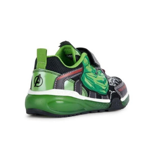 Geox Hulk Lights Runner Bayonyc Green Black J35FEC