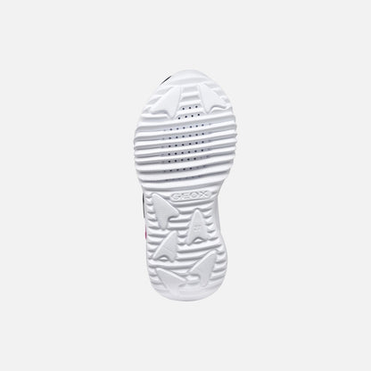Geox Assister Lights Trainer Girls Navy Multi J45E9B