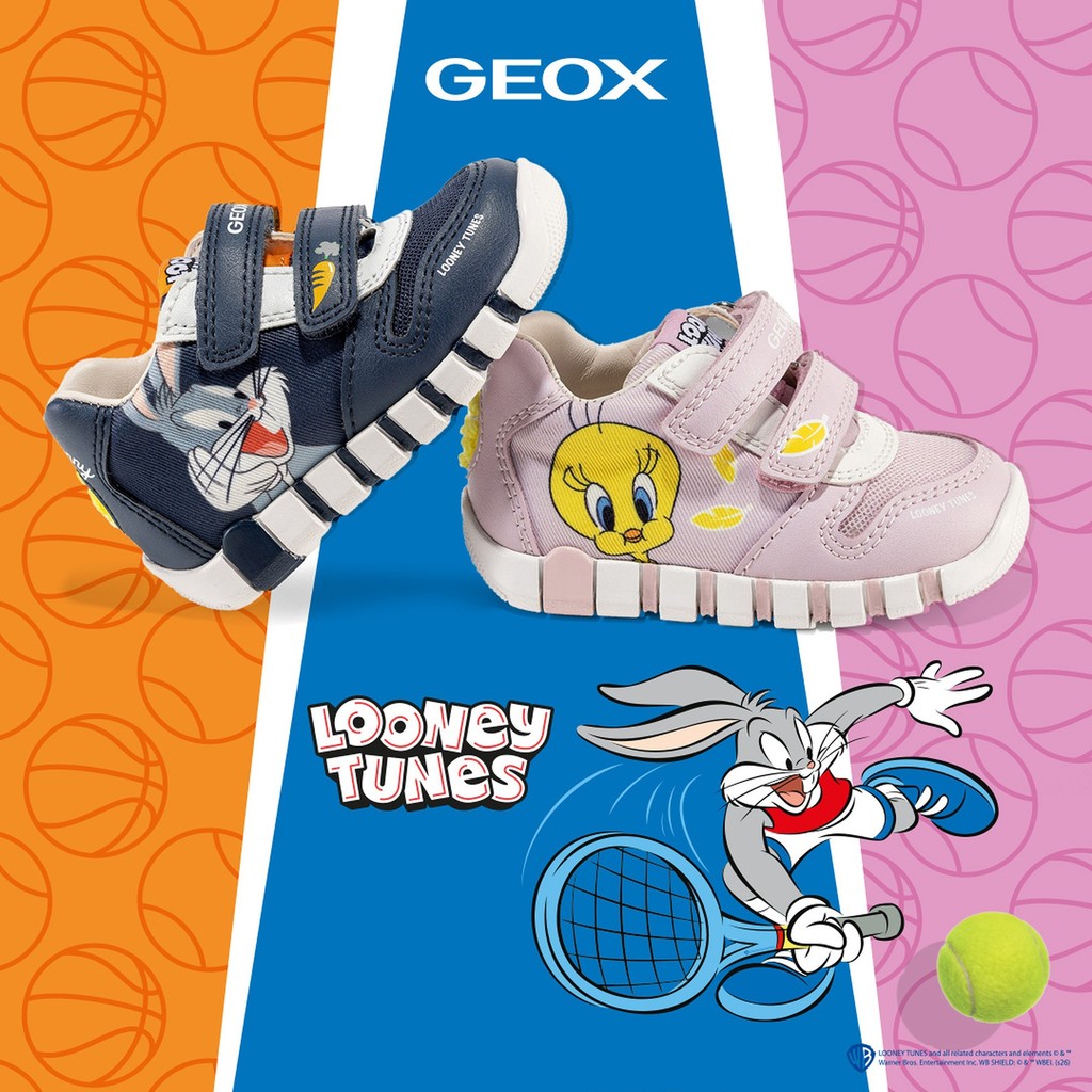 Geox Bugs Bunny Lupidoo Navy Shoes B6555B