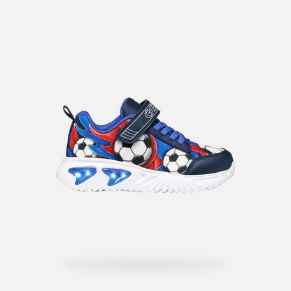 Geox Soccer Lights Runner Navy Blue J45DZB