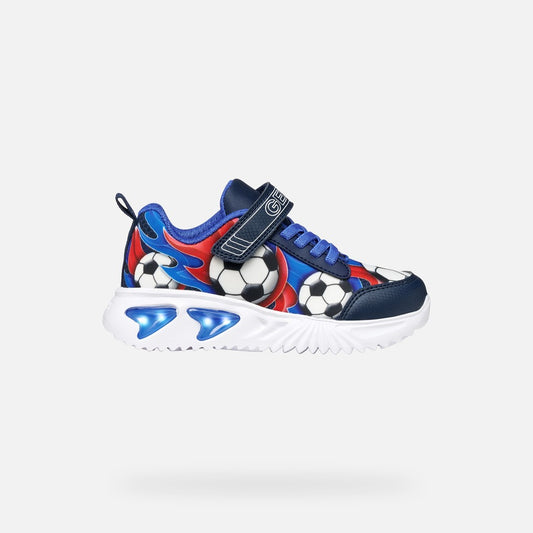 Geox Soccer Lights Runner Navy Blue J45DZB