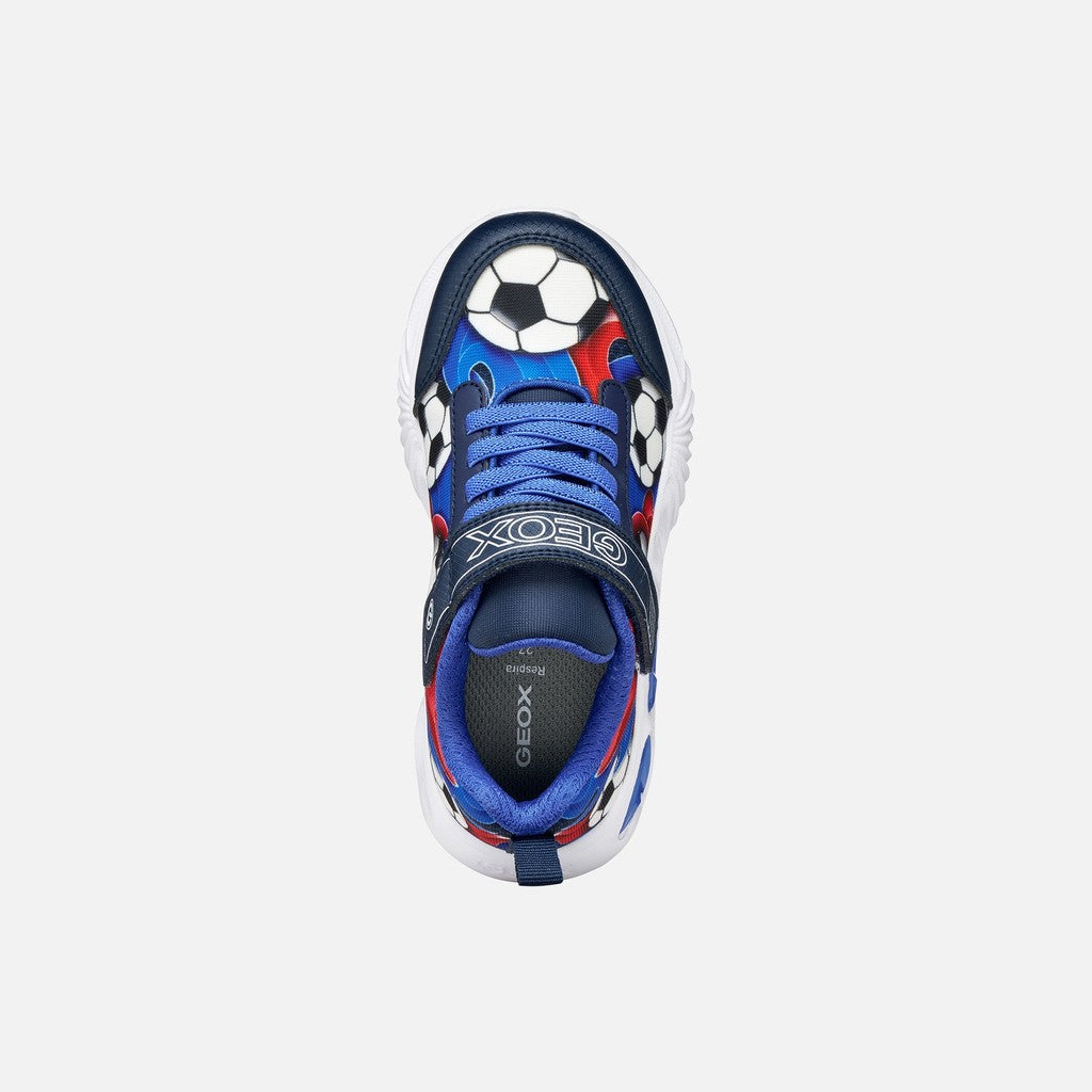 Geox Soccer Lights Runner Navy Blue J45DZB