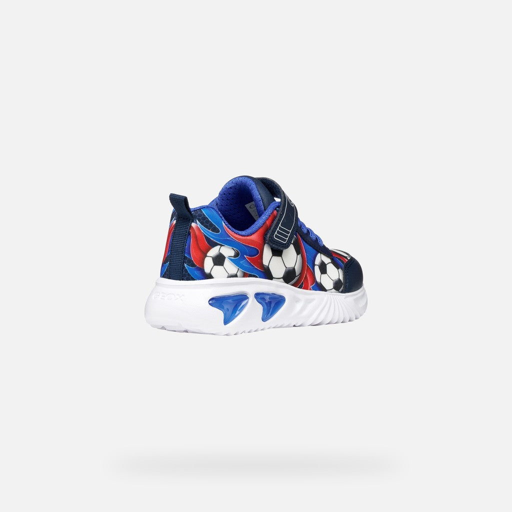 Geox Soccer Lights Runner Navy Blue J45DZB
