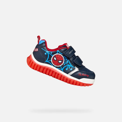 Geox Spiderman Light Up Boys Runners B655ZC