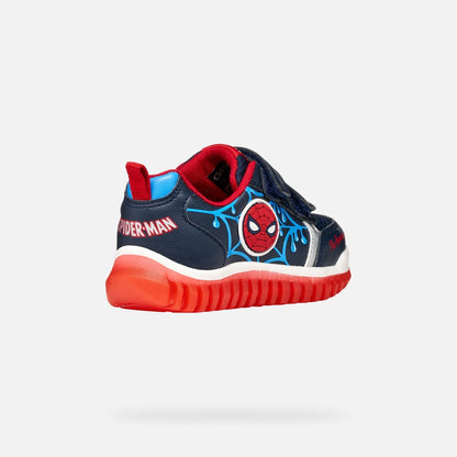Geox Spiderman Light Up Boys Runners B655ZC