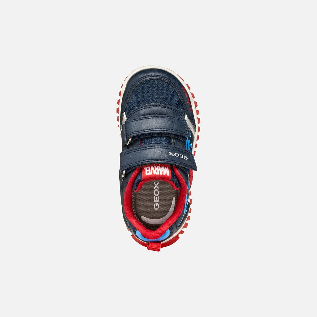Geox Spiderman Light Up Boys Runners B655ZC