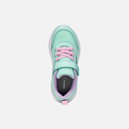 Geox Trainer Sprintye Mint Green Pink J36FWB