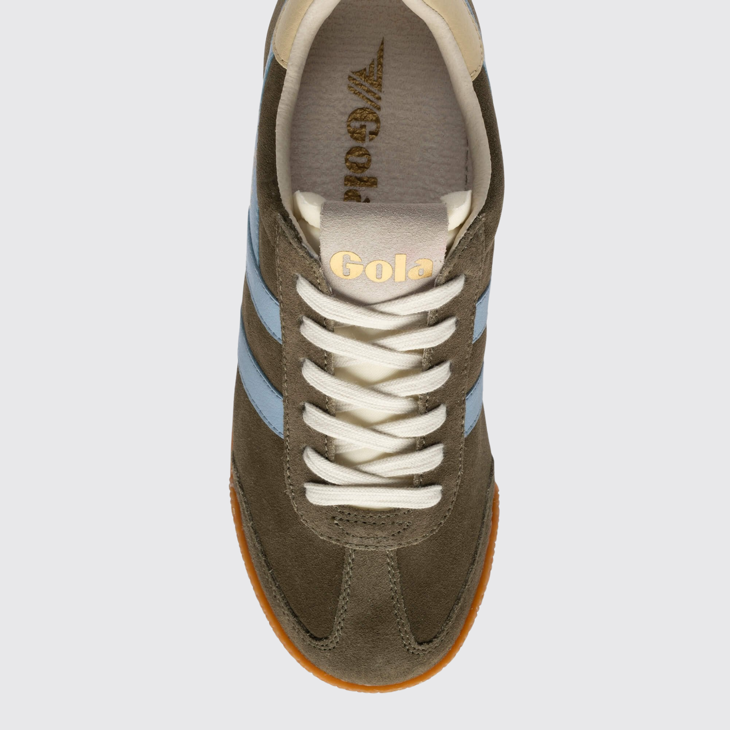 Gola Classic Elan Gum Sole Trainers