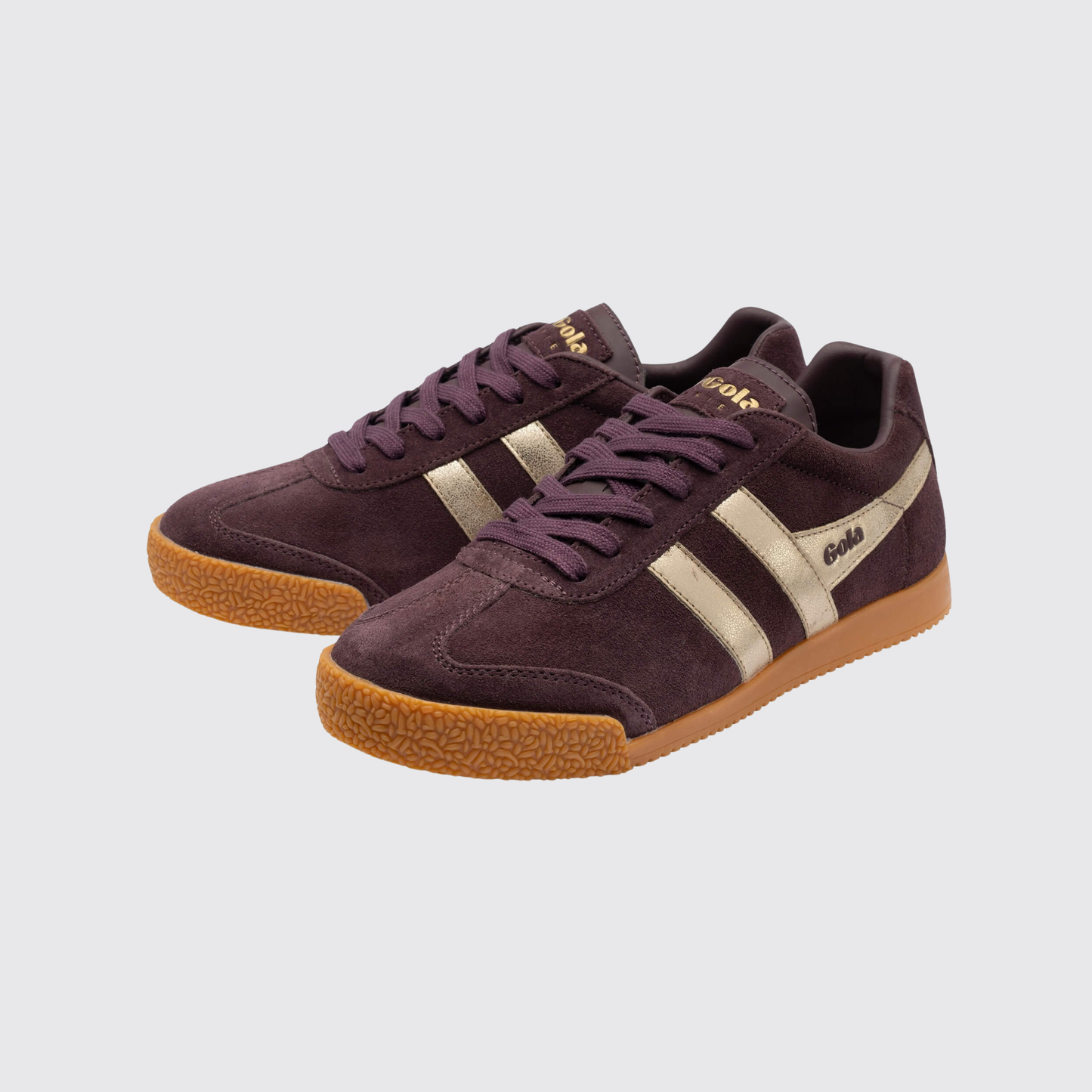Gola Classics Harrier Trainer Mirror Burgundy