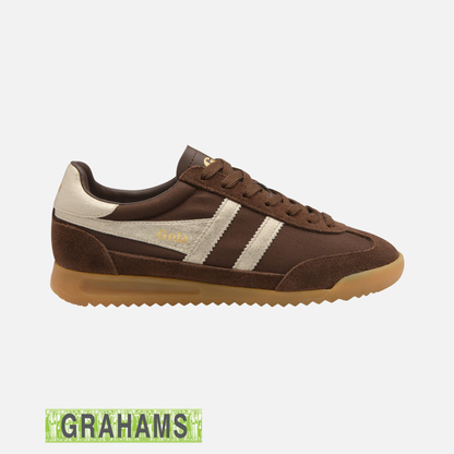 Gola Classic Tornado Trainer Brown Gold