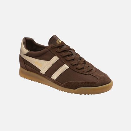 Gola Classic Tornado Trainer Brown Gold