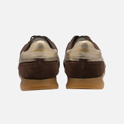 Gola Classic Tornado Trainer Brown Gold