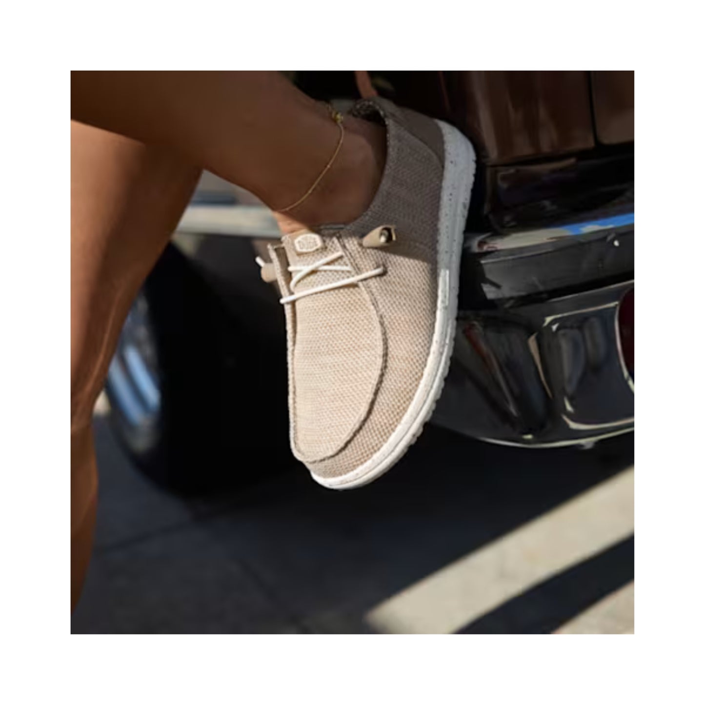 Hey Dude Wendy Stretch Sox Lace Shoe