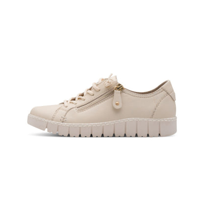 Jana Ladies Laced Trainer with Zip 23704-46