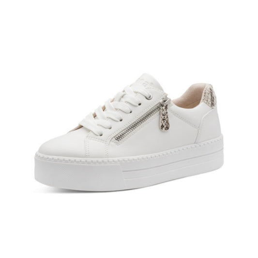 Jana Gold Laced  Runner with Zip 23767-43