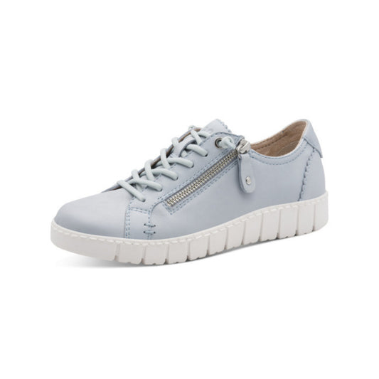 Jana Ladies Laced Trainer with Zip 23704-46