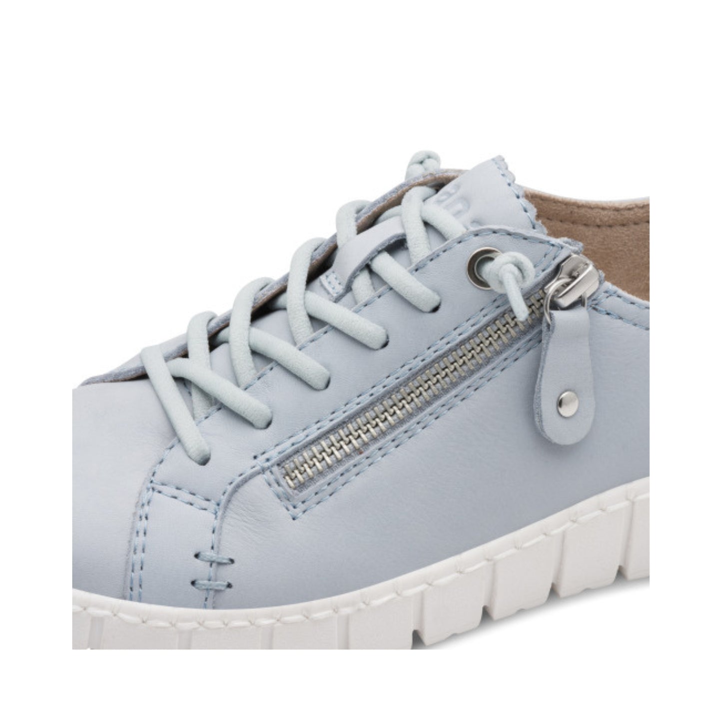Jana Ladies Laced Trainer with Zip 23704-46