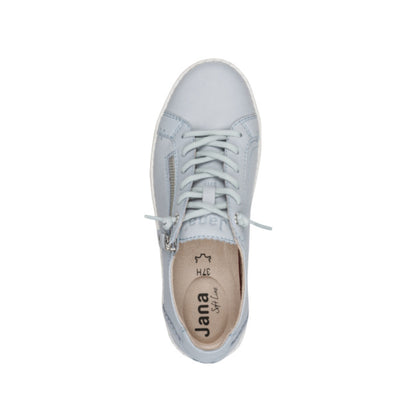 Jana Ladies Laced Trainer with Zip 23704-46