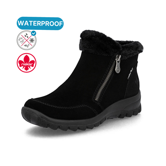 Rieker Womens Fleece Lined Tex Zip Ankle Boot L7188-00