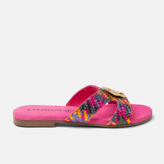 Lazamani Hailey Multi Coloured Sandal LA75942