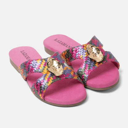 Lazamani Hailey Multi Coloured Sandal LA75942