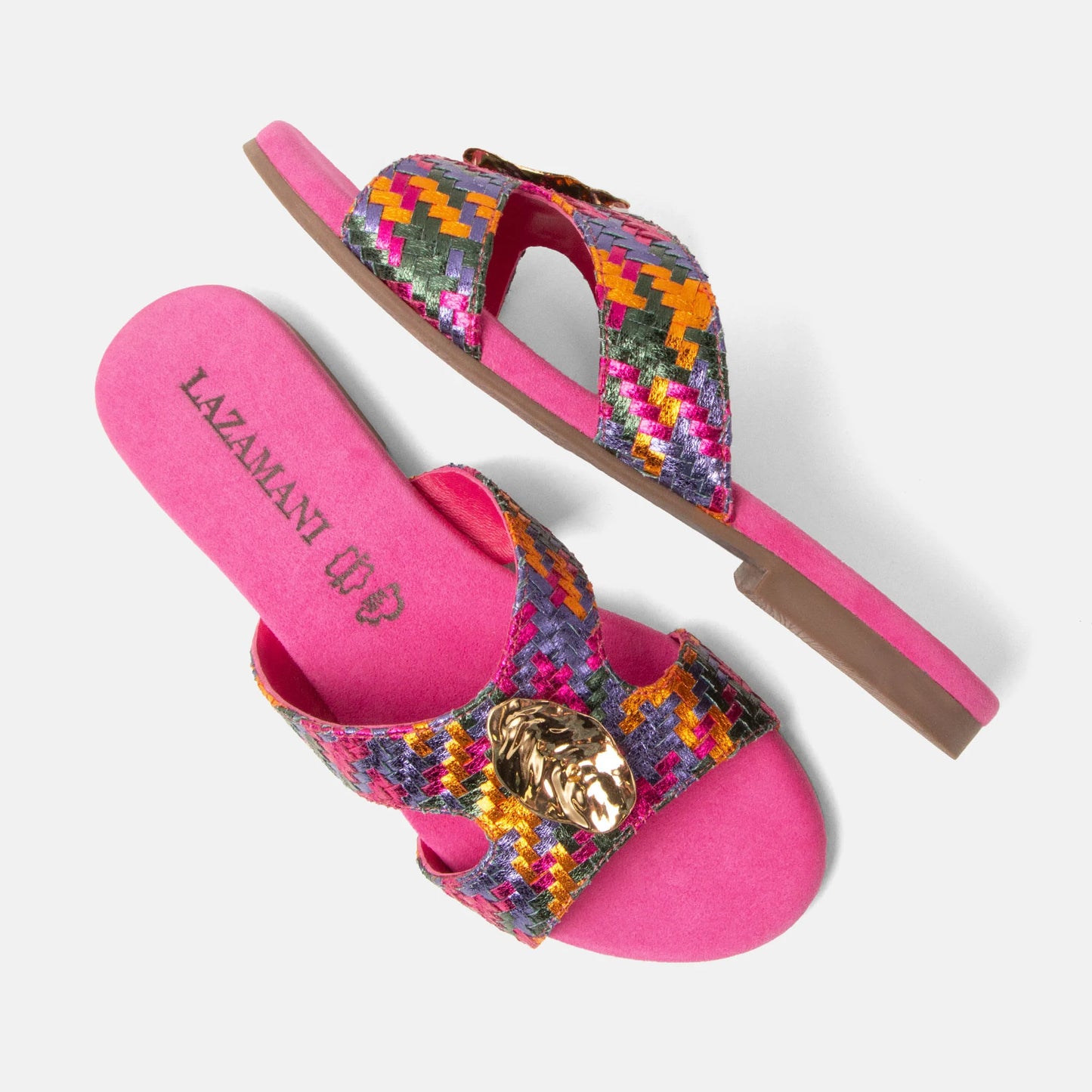 Lazamani Hailey Multi Coloured Sandal LA75942