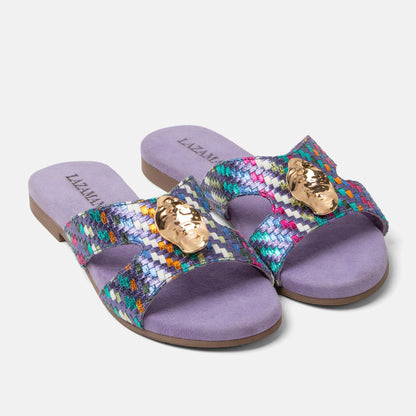 Lazamani Hailey Multi Coloured Sandal LA75942