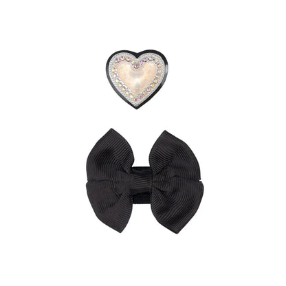 Lelli Kelly Sabrina Colour Changing Heart Straps - G Fitting - Black Patent Leather