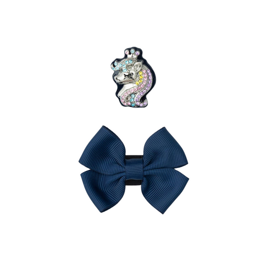 Lelli Kelly Unicorn Charm Bianca 8916 Black Patent Leather