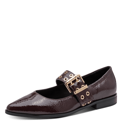 Marco Tozzi Mary Jane Strap Patent Pump Shoe 22128-45