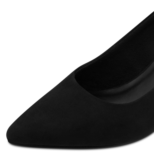 Marco Tozzi Pointed Toe Mid Heel Suede Shoe 22418-41