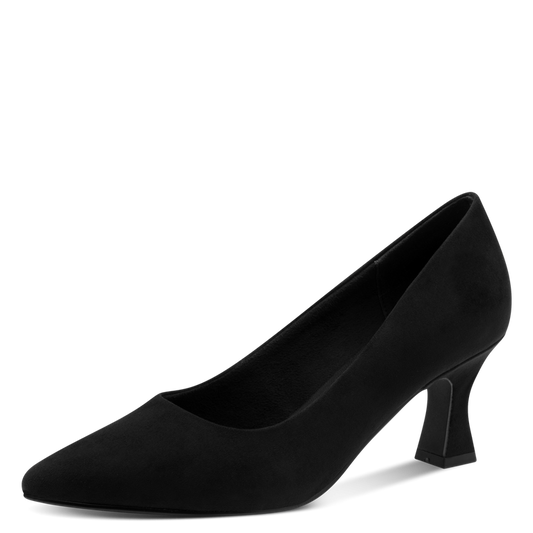 Marco Tozzi Pointed Toe Mid Heel Suede Shoe 22418-41