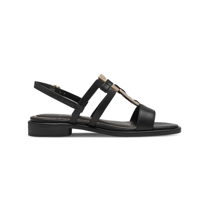 Marco Tozzi T-Bar Sandals with buckles Black 28106-44
