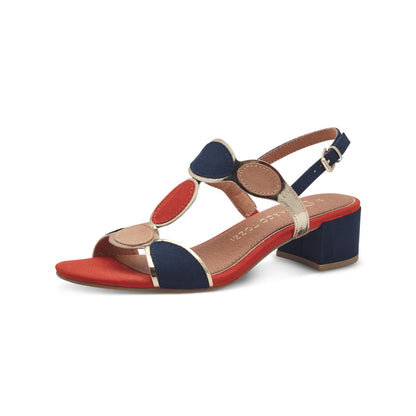 Marco Tozzi Geometric Sandal Block Heel 28230-42