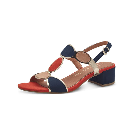 Marco Tozzi Geometric Sandal Block Heel 28230-42