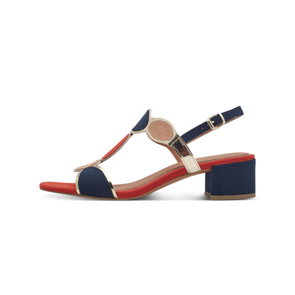 Marco Tozzi Geometric Sandal Block Heel 28230-42